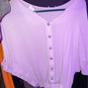 pale pink button up long sleeve